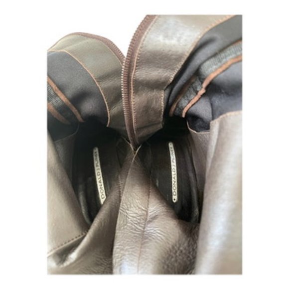 Donald J Pliner Suede Brown boots Women's Size 5 M - Picture 8 of 10